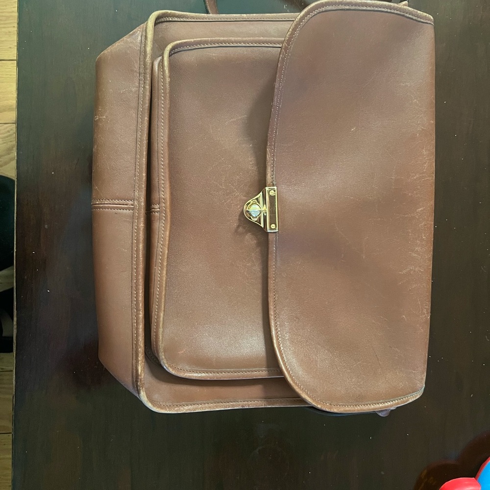 Leather laptop/ work bag willing to go lower!